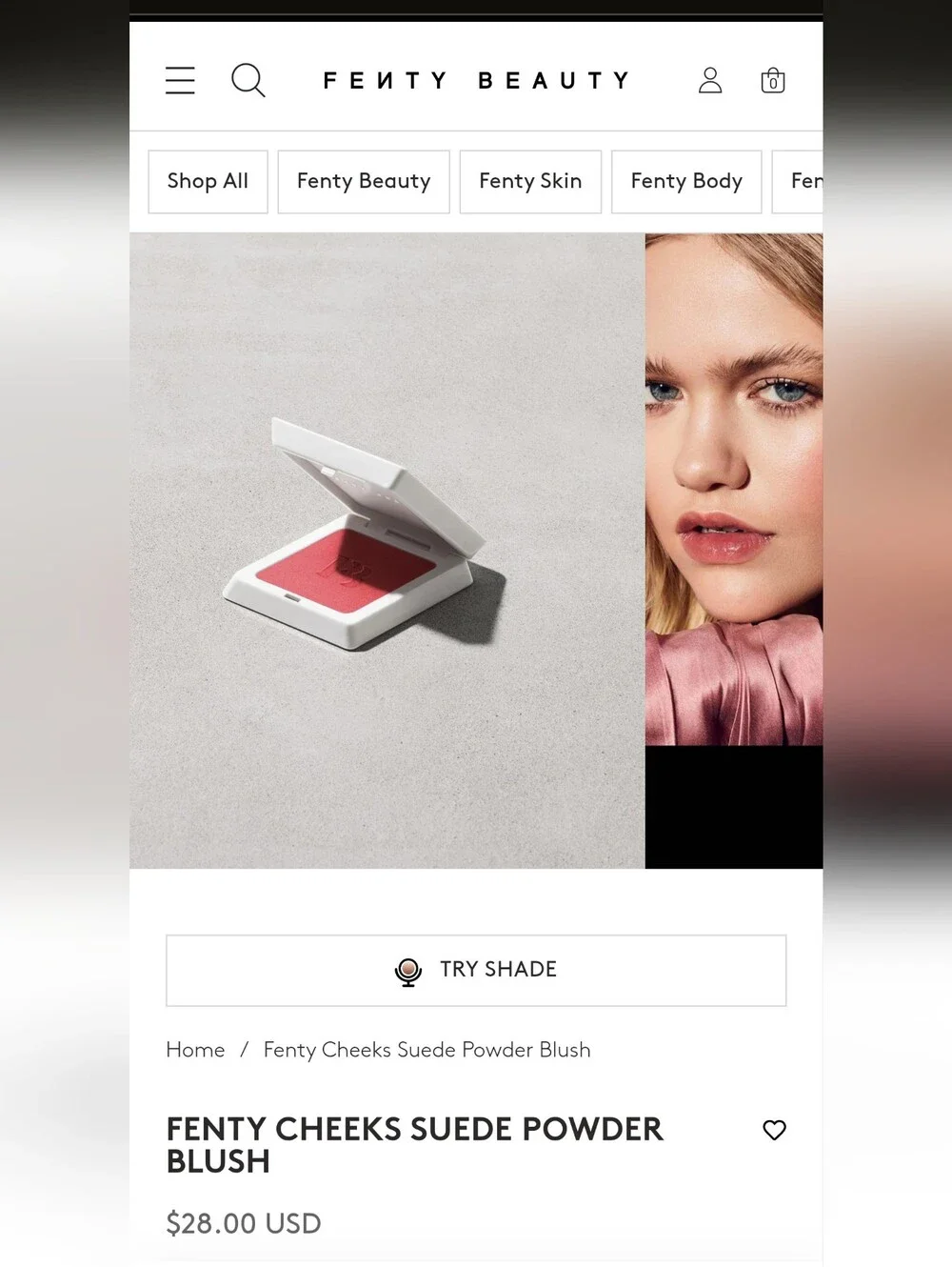 Fenty Beauty Powder Blush — Petal poppin 02